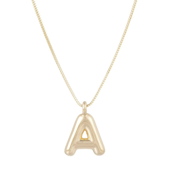 Ariel Gordon Jewelry Helium Initial Pendant, 20" singapore foxtail chain