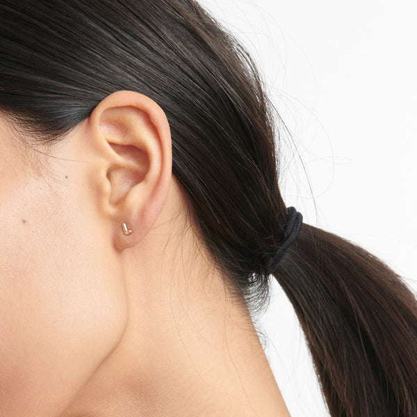 Ariel Gordon Jewelry Mini Helium Initial Studs (pair)