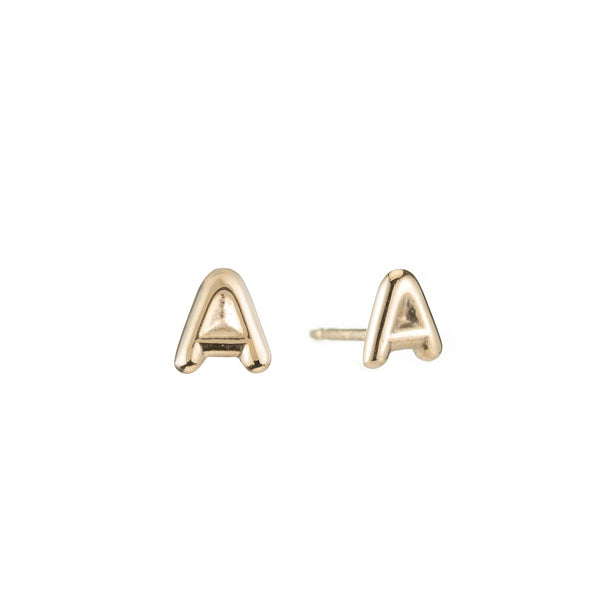 Ariel Gordon Jewelry Mini Helium Initial Studs (pair)
