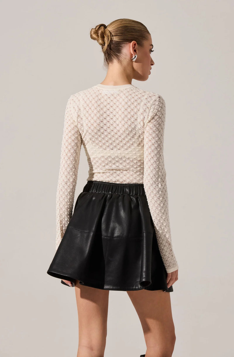 Astr The Label Dex Sweater Top Cream
