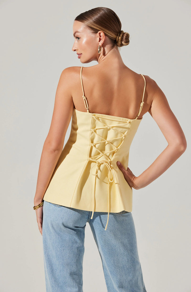 Astr The Label Nori Top Yellow