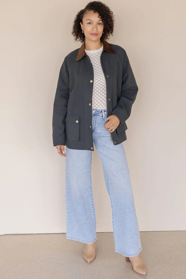 Astr The Label Rylan Jacket Navy