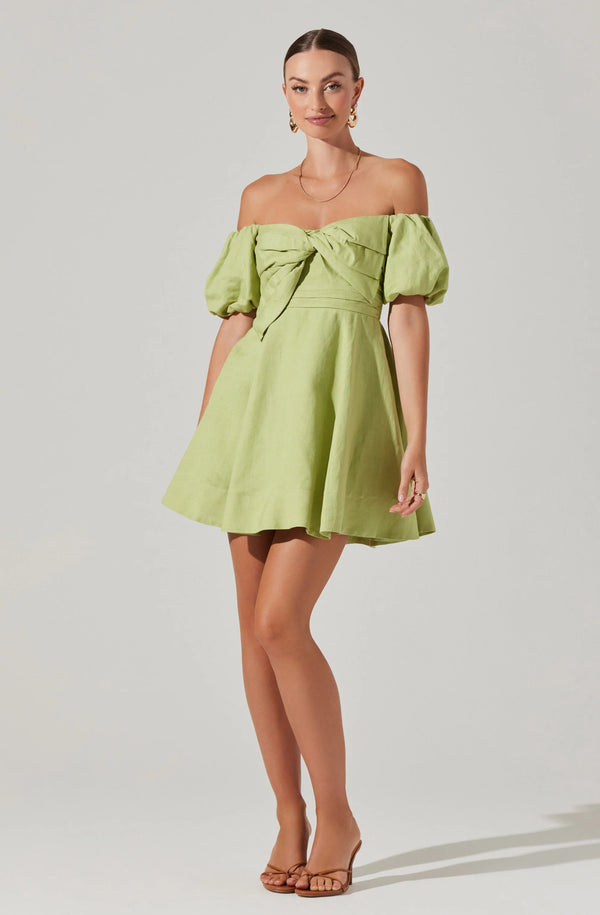 Astr The Label Ula Dress Celery