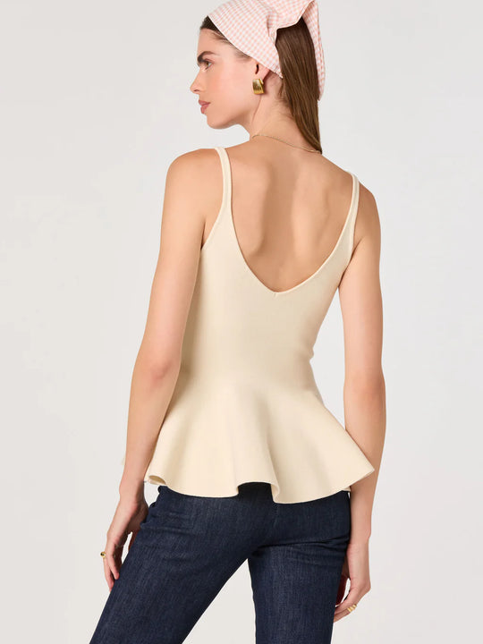 Astr the Label Alaya Top Cream