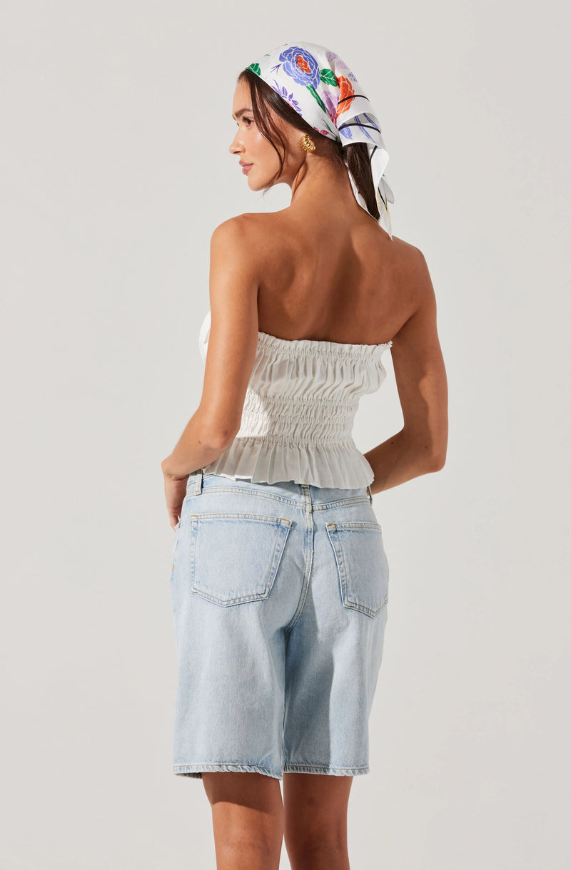 Astr the Label Biffy Top White
