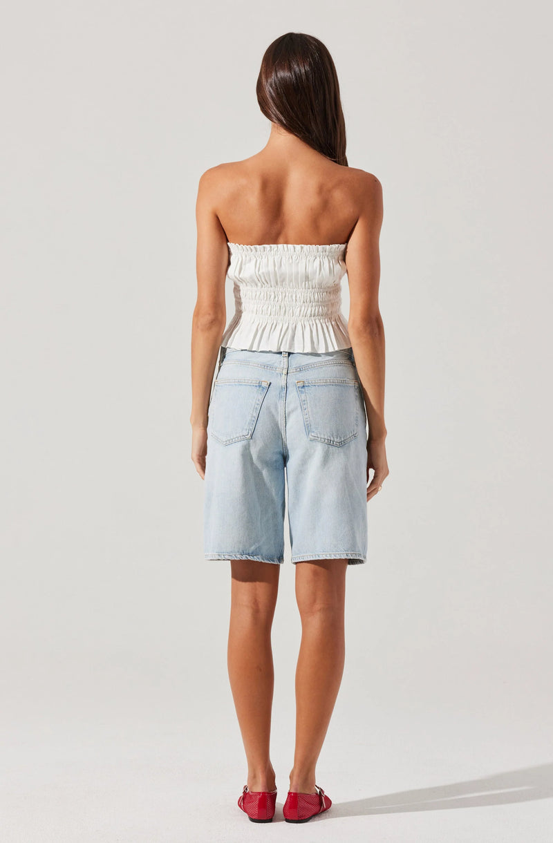 Astr the Label Biffy Top White