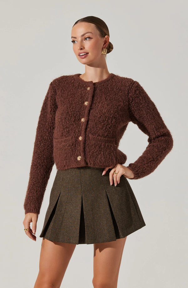 Astr the Label Myrtle Sweater Brown