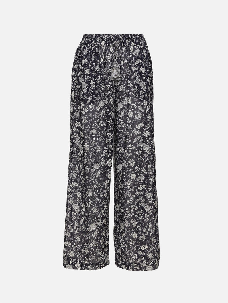 Ulla Johnson Azra Wide Leg Pant Coverup Midnight Bloom