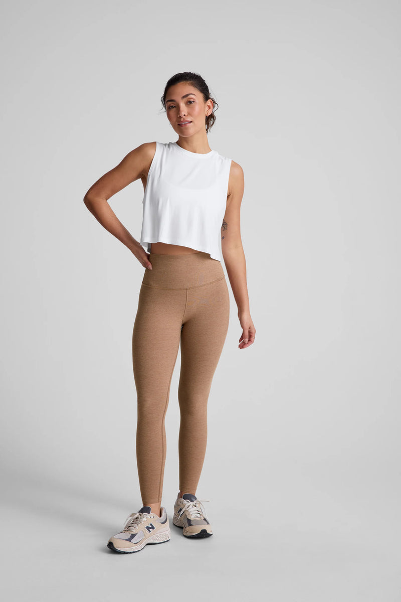 Beyond Yoga Spacedye Caught In The Midi Hw Legging Desert Sand Heather