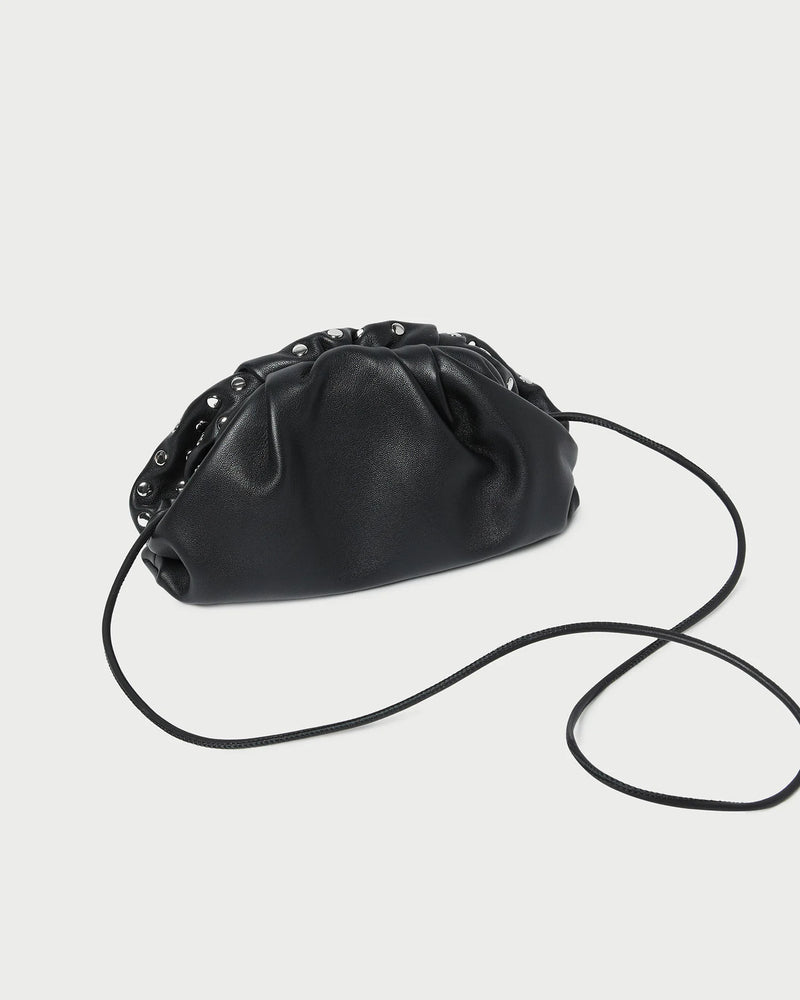 Loeffler Randall Bailey Black/Silver Dome Clutch