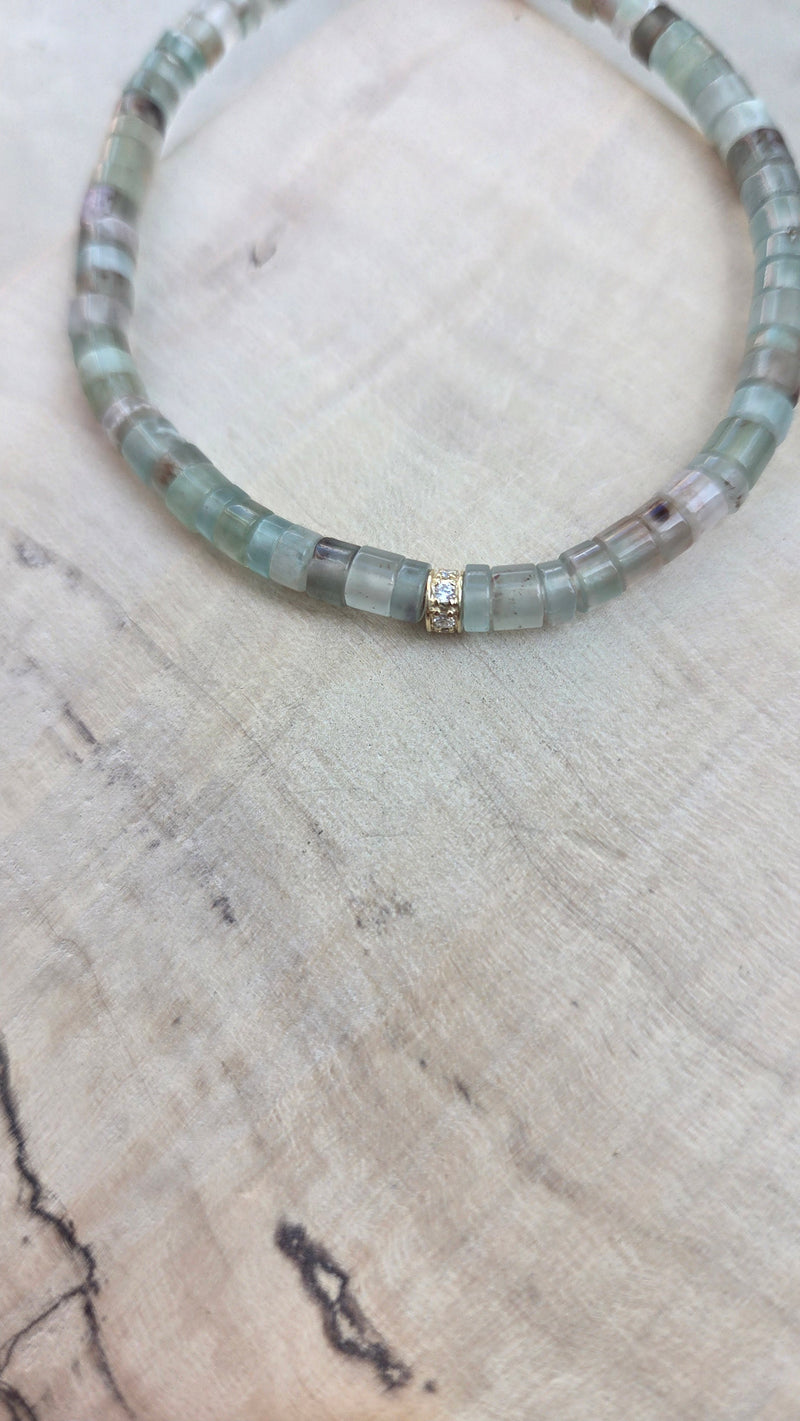 Sydney Evan Pave 4Mm Wheel Bead-