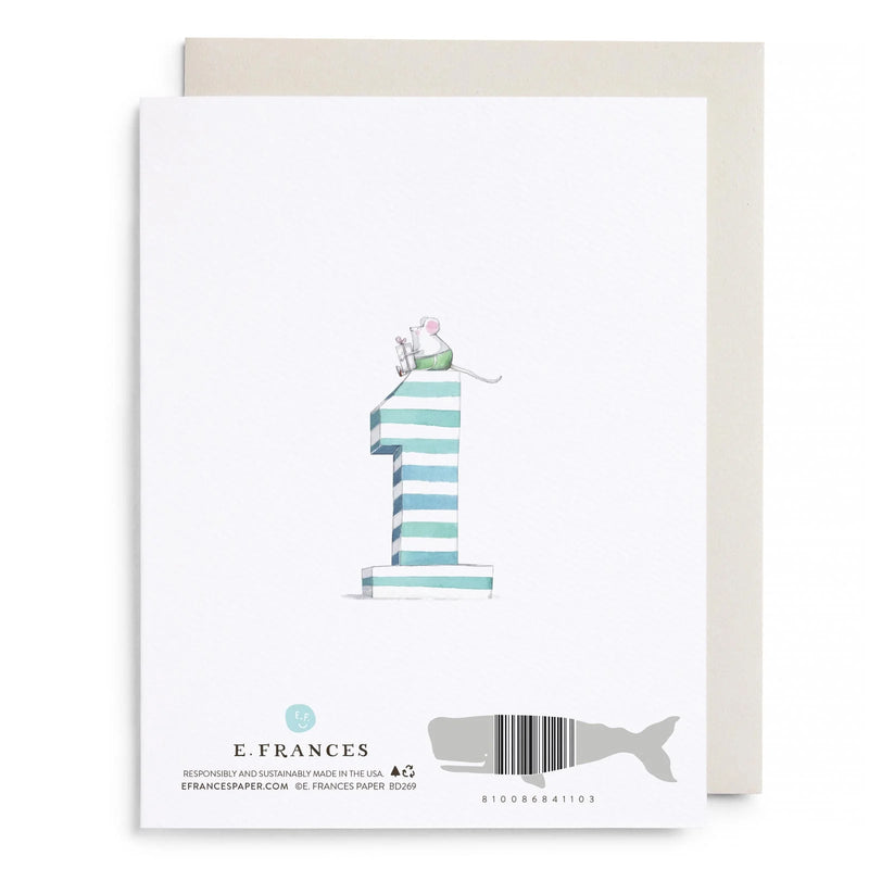 E Frances Paper 1st Bday