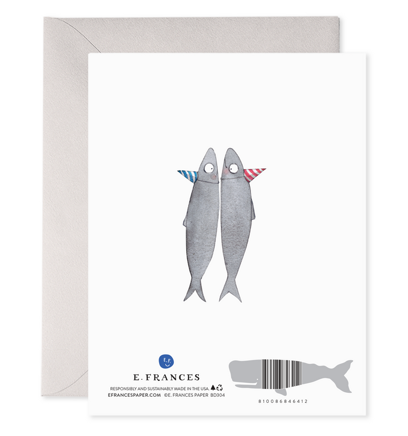 E Frances Paper Sardines Birthday