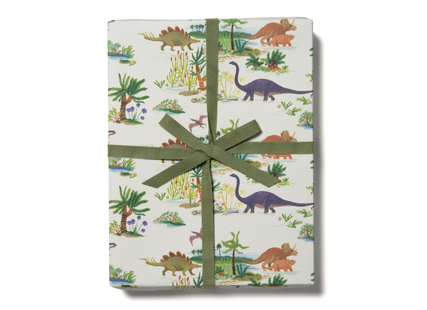 Red Cap Cards Dinosaurs Wrap Roll