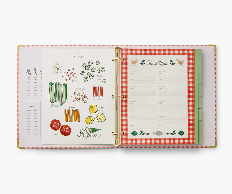 Rifle Paper Co. Cherry Farm Recipe Binder