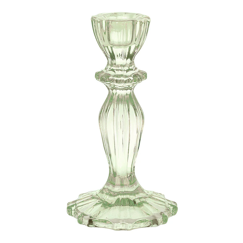 Talking Tables Boho Green Glass Candle Holder