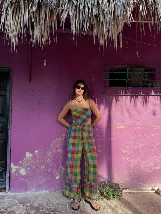 Boteh Echo Wide Leg Pant - Kaleido