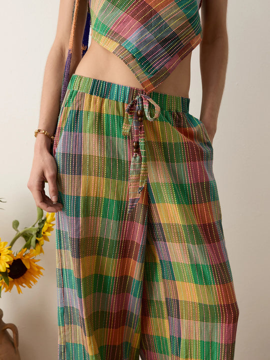 Boteh Echo Wide Leg Pant - Kaleido