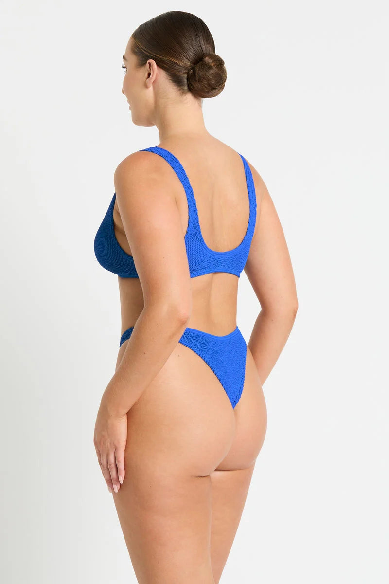 Bond-Eye Scout Crop - Cobalt Recycled