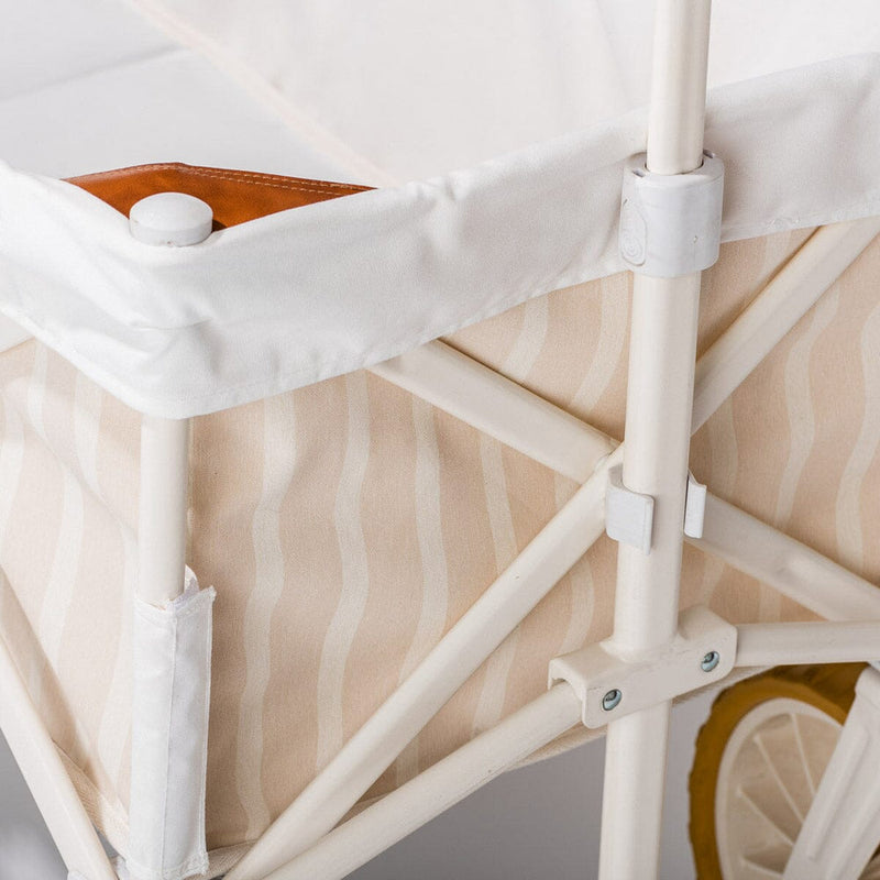 Business & Pleasure Beach Cart - Monaco Natural Stripe