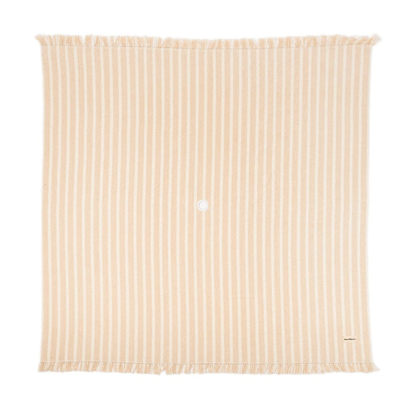 Business & Pleasure Beach Blanket - Monaco Natural Stripe