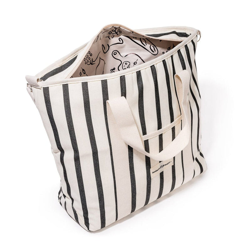 Business & Pleasure Cooler Tote Bag - Monaco Black Stripe