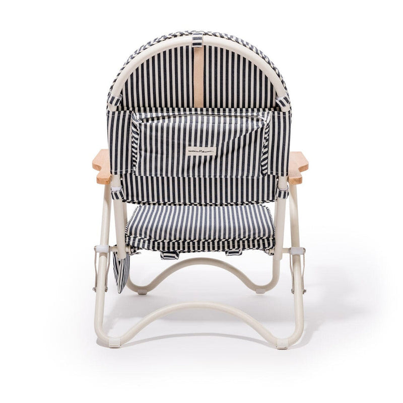 Business & Pleasure Pam Chair - Laurens Navy Stripe