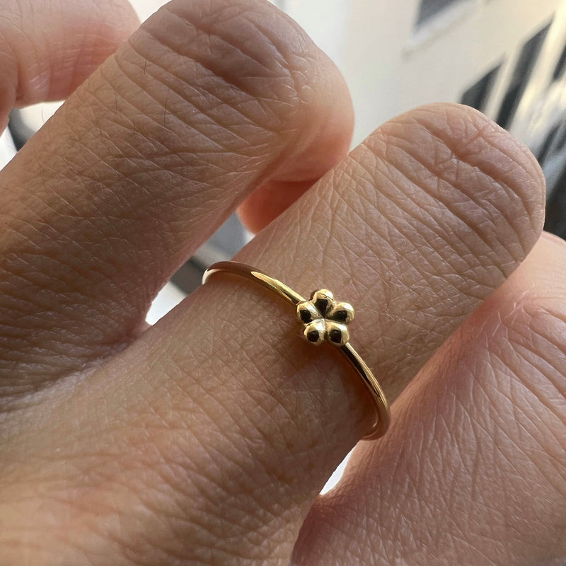 Jennie Kwon Designs Baby Gold Flower Ring