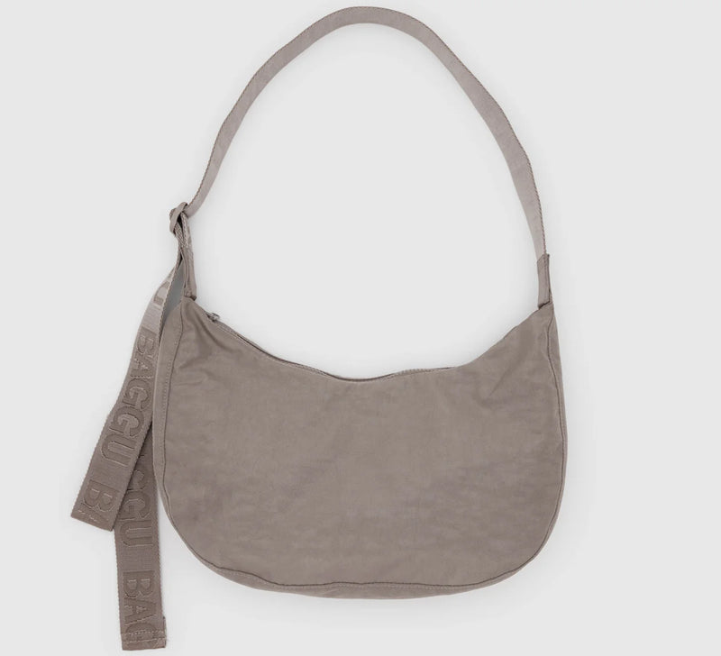 Baggu Medium Nylon Crescent Bag - Dove