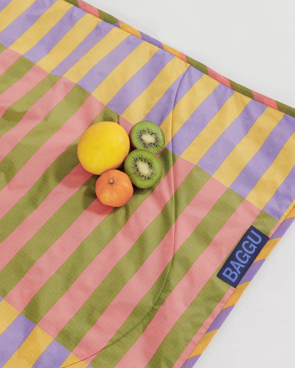 Baggu Puffy Picnic Blanket - Stripe