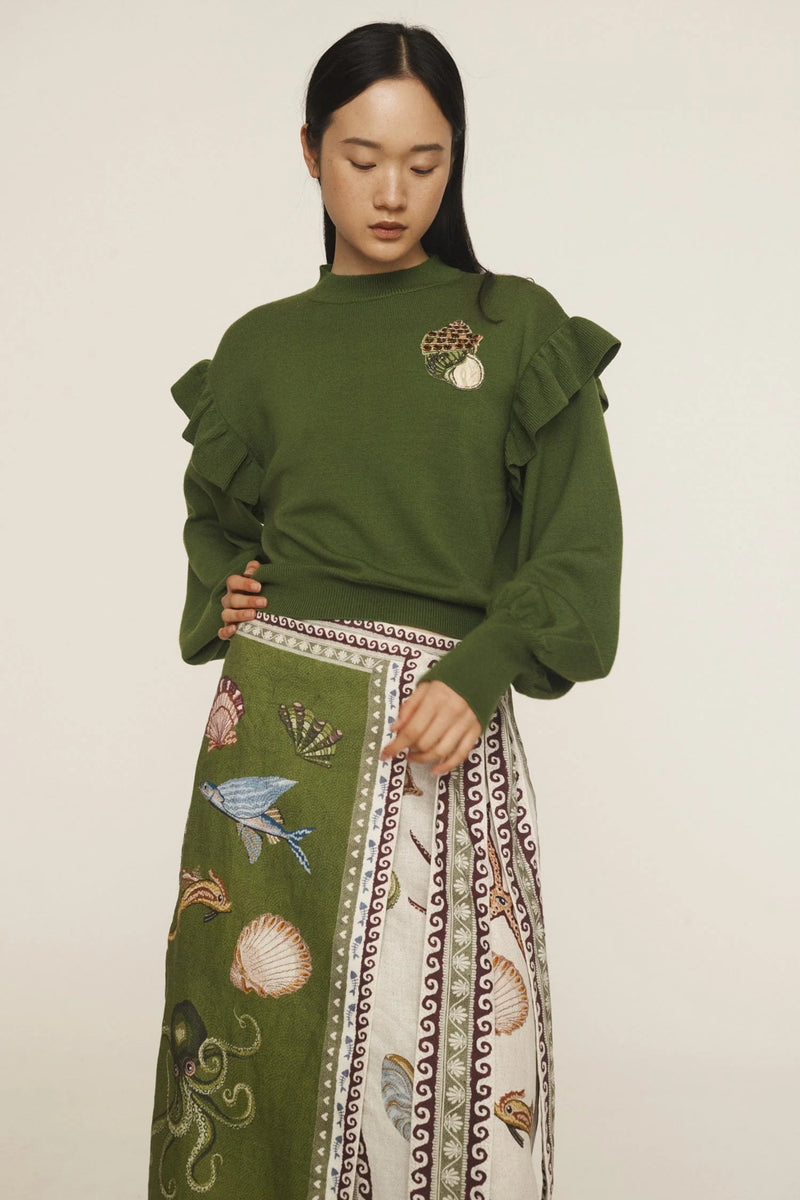 Alemais Bath House Sarong Skirt