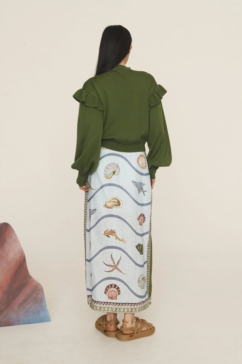 Alemais Bath House Sarong Skirt
