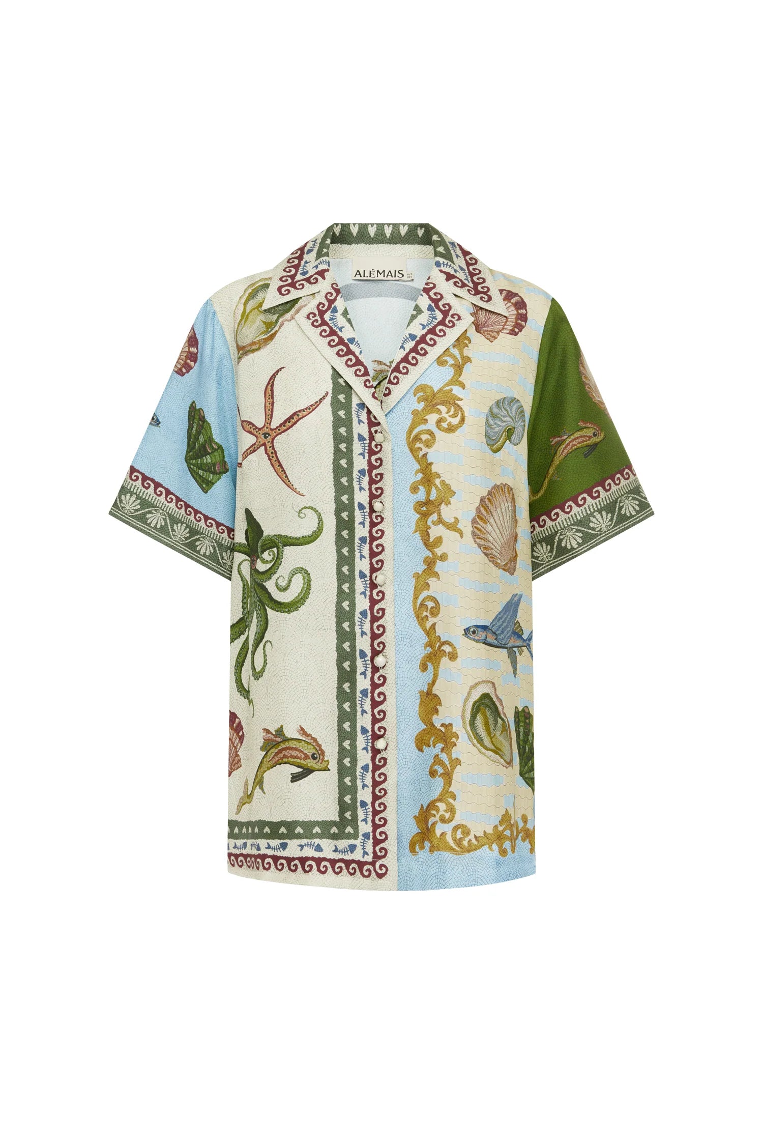 Alemais Bath House Silk Shirt