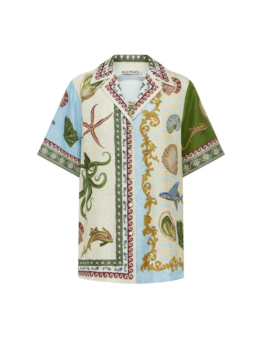 Alemais Bath House Silk Shirt
