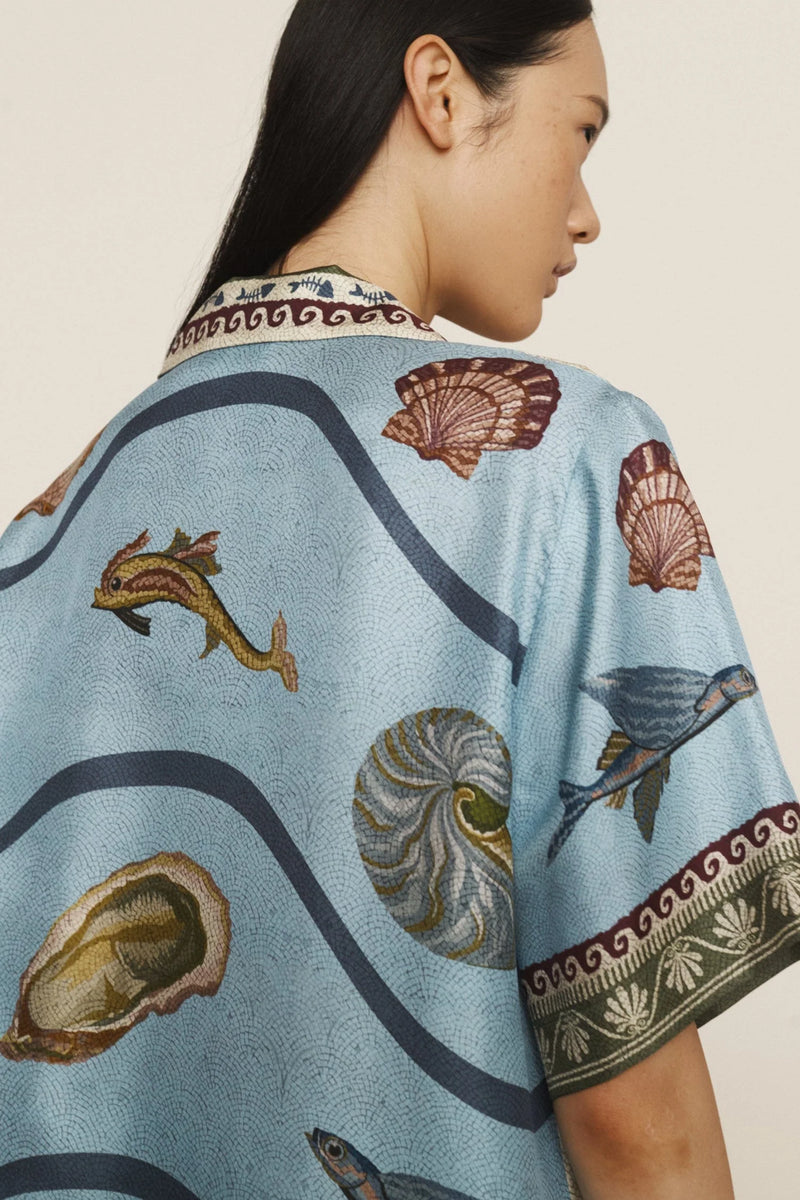 Alemais Bath House Silk Shirt