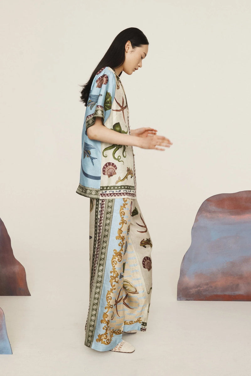 Alemais Bath House Silk Shirt