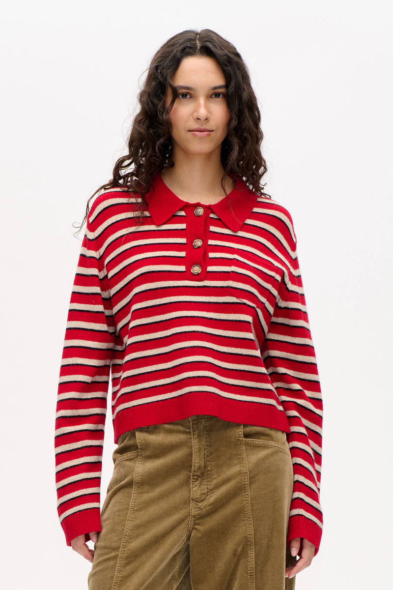 Baum Und Pferdgarten Cori Crimson Red Strip