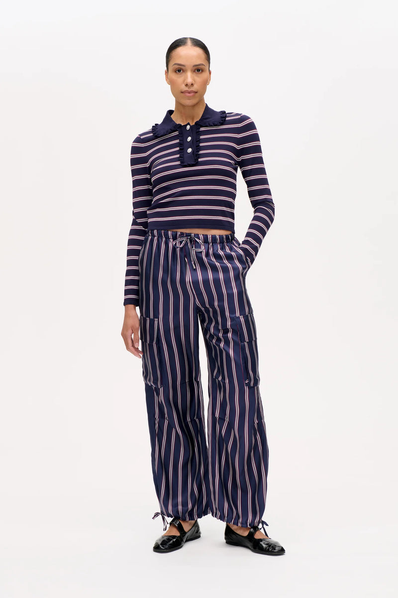 Baum Und Pferdgarten Nasreen Navy Plum Stripe