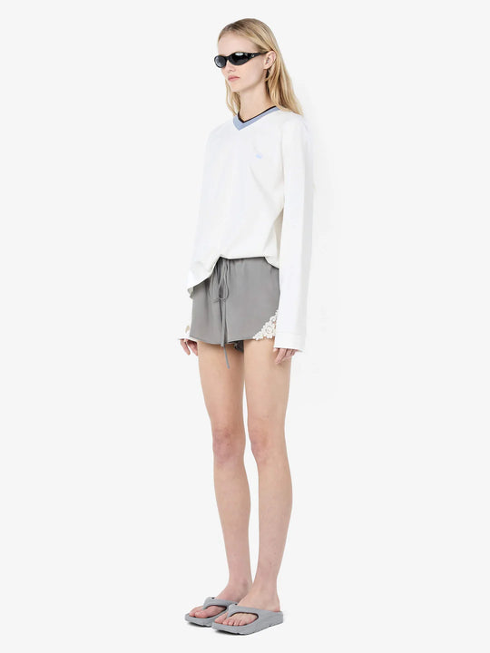 Bec + Bridge Chateau Short Slate Grey/Ivory