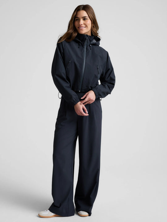 Beyond Yoga Cloudburst Adjustable Hooded Jacket Nocturnal Navy