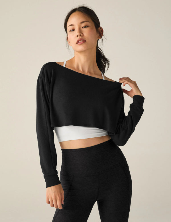 Beyond Yoga Duet 2-Way Convertible Shrug Black