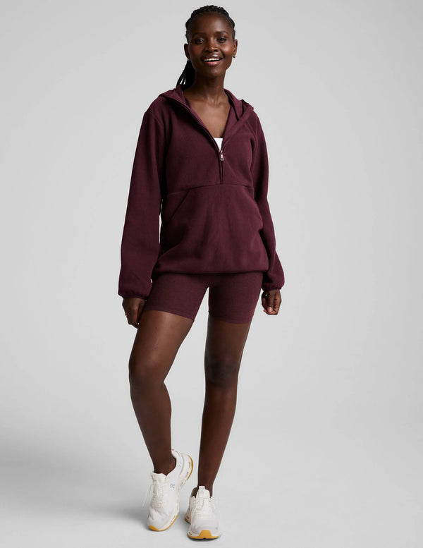 Beyond Yoga Explorer Half Zip Pullover Dark Cherry