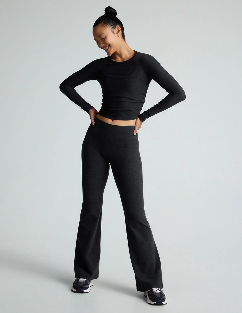 Beyond Yoga Featherweight Your Fit Long Sleeve Top Darkest Night