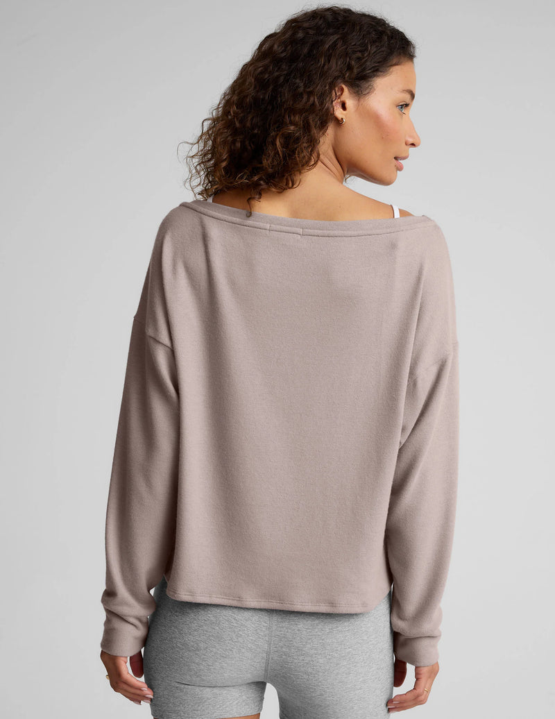 Beyond Yoga Let Loose Pullover Oatmeal