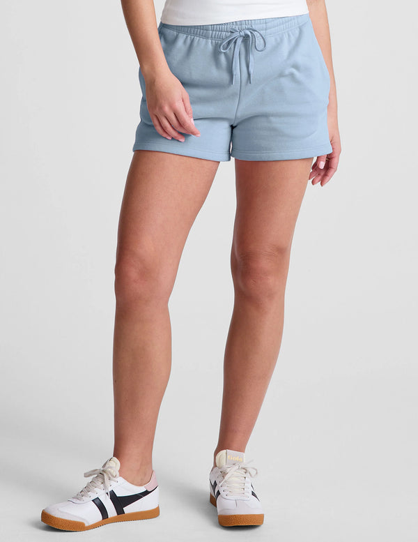 Beyond Yoga Luxefleece 3.5" Sweat Short Blue Zen