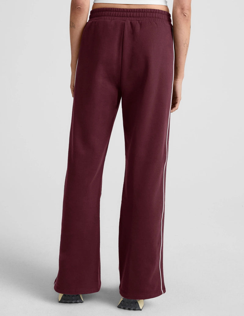 Beyond Yoga Luxefleece Piper Wide Leg Pant Dark Cherry
