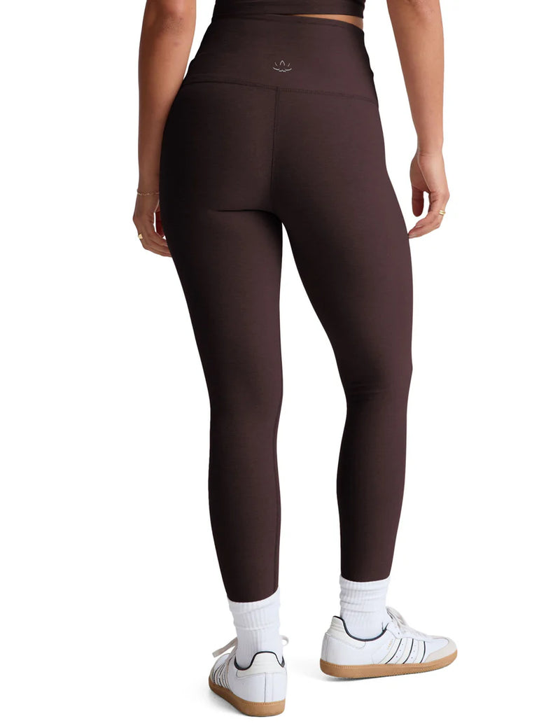 Beyond Yoga Spacedye At Your Leisure Hw Midi Legging Dark Chocolate Heather