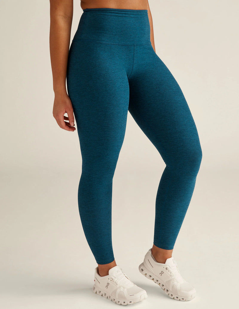 Beyond Yoga Spacedye Caught In The Midi Hw Legging Blue Gem Heather