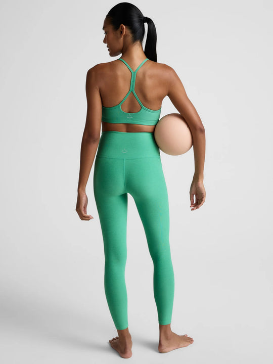 Beyond Yoga Spacedye Caught In The Midi Hw Legging Bright Emerald Heather