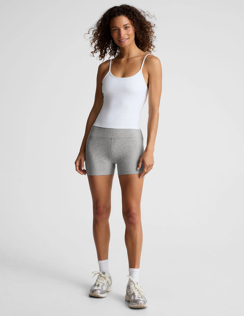 Beyond Yoga Spacedye Forever Waist Length Tank Cloud White